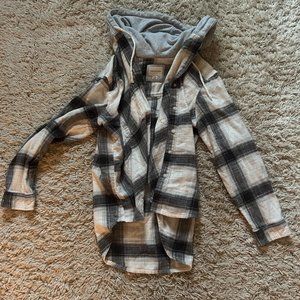 American Eagle Hoodie Flannel